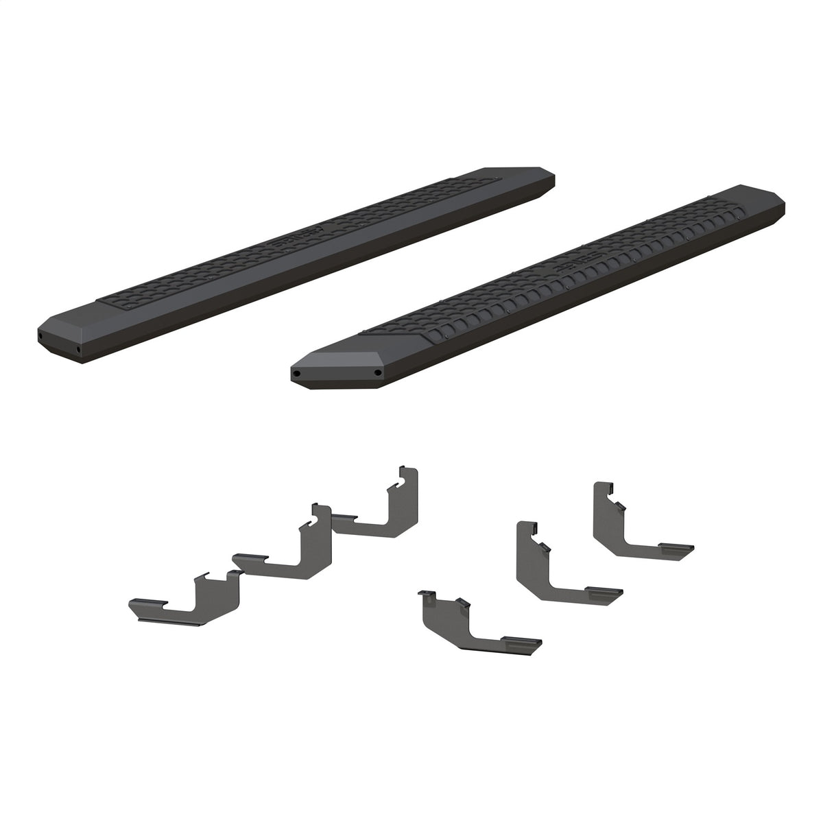 ARIES AdvantEDGE Black Aluminum 85-in Truck Running Boards for Ford Ranger SuperCrew (2019-2026) - 2556052