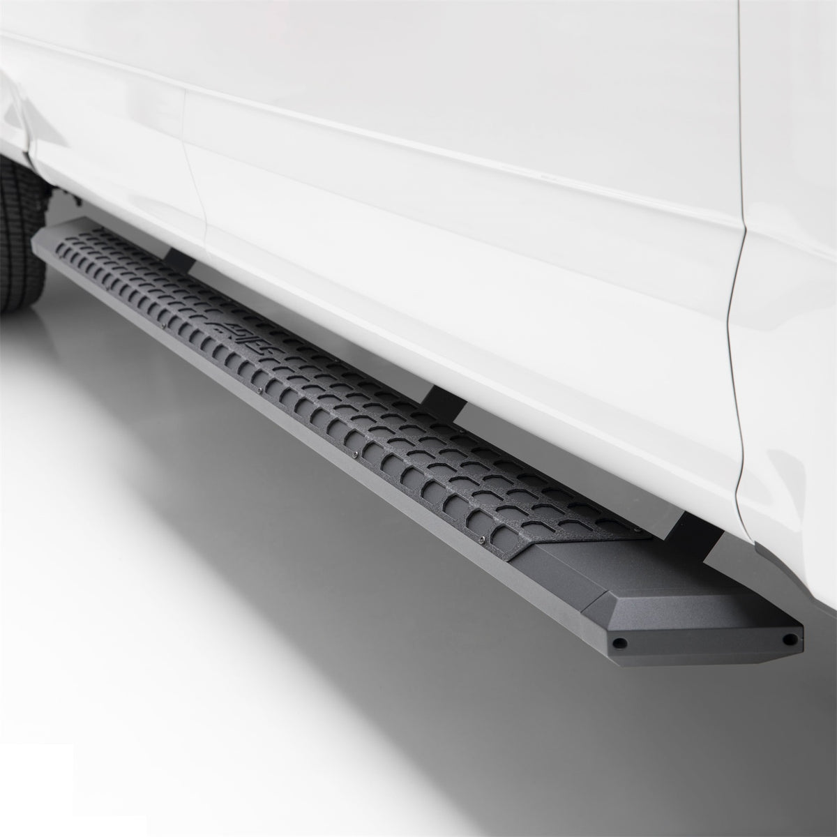 ARIES AdvantEDGE Black Aluminum 85-in Truck Running Boards for Toyota Tundra CrewMax Cab (2022-2026) - 2556055