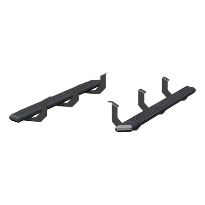 ARIES AdvantEDGE Black Aluminum 85-in Truck Running Boards for Toyota Tundra CrewMax Cab (2022-2026) - 2556055