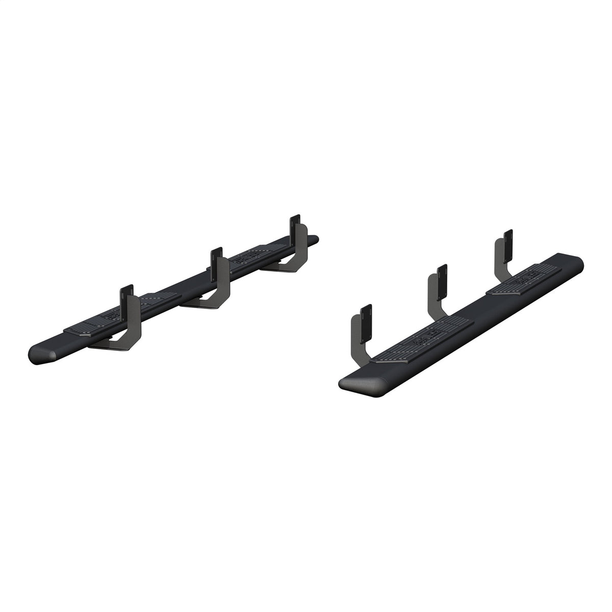 ARIES AscentStep Black Steel 5.5 x 91-in Truck Running Boards for Ford F-250/F-350/F-450 Super Duty SuperCrew (1999-2016) - 2558024