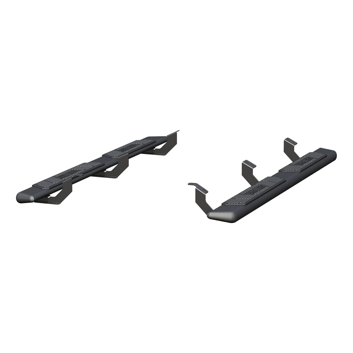 ARIES AscentStep Black Steel 5.5 x 75-in Truck Running Boards for Toyota Tacoma Access Cab/Double Cab (2024-2026) - 2558027