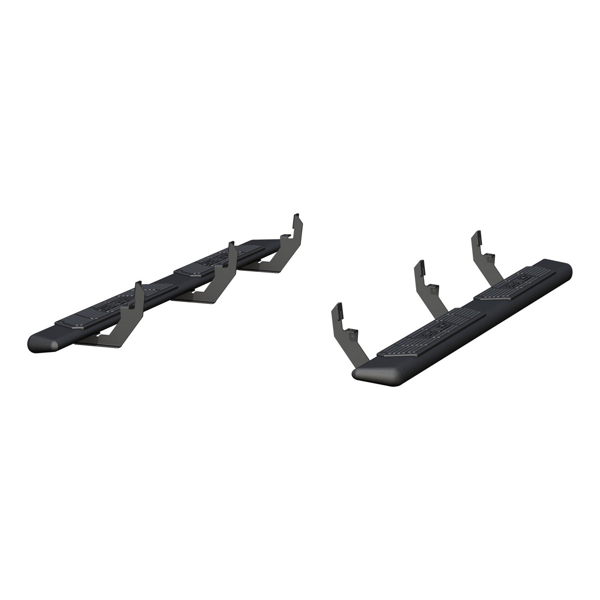 ARIES AscentStep Black Steel 5.5 x 75-in Truck Running Boards for Chevrolet/GMC Canyon/Colorado Extended Cab (2015-2022) - 2558043