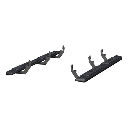 ARIES AscentStep Black Steel 5.5 x 75-in Truck Running Boards for Chevrolet/GMC Canyon/Colorado Extended Cab (2015-2022) - 2558043
