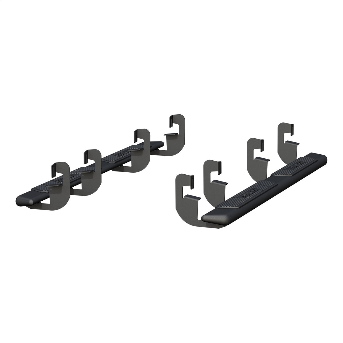 ARIES AscentStep Black Steel 5.5 x 75-in Truck Running Boards for Chevrolet/GMC Double Cab (2019-2026) - 2558051