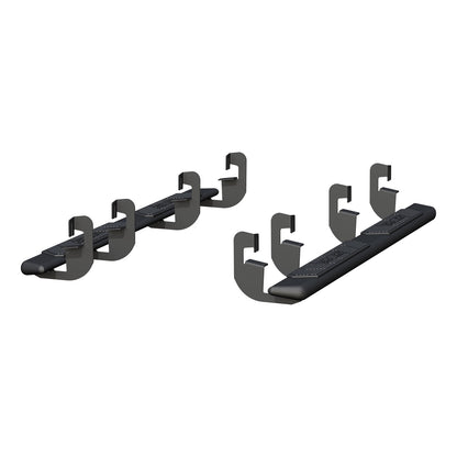 ARIES AscentStep Black Steel 5.5 x 75-in Truck Running Boards for Chevrolet/GMC Double Cab (2019-2026) - 2558051