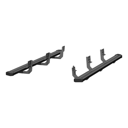 ARIES SlimGrip 5-in x 78-in Black Aluminum Running Boards for Dodge/RAM 1500, 1500 Classic Quad Cab (2009-2024) - 2559005