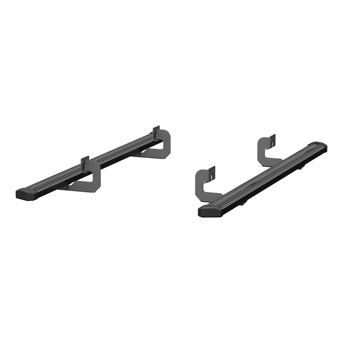 ARIES SlimGrip 5-in x 78-in Black Aluminum Running Boards for Ford F-150 SuperCab (2007-2014) - 2559008