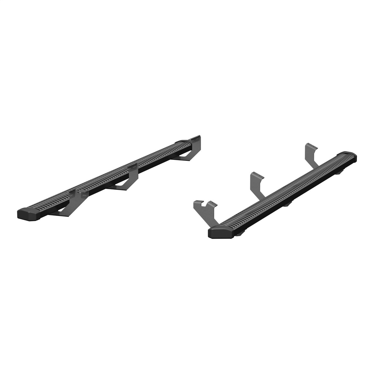 ARIES SlimGrip 5-in x 88-in Black Aluminum Running Boards for Toyota Tacoma Double Cab (2005-2023) - 2559023