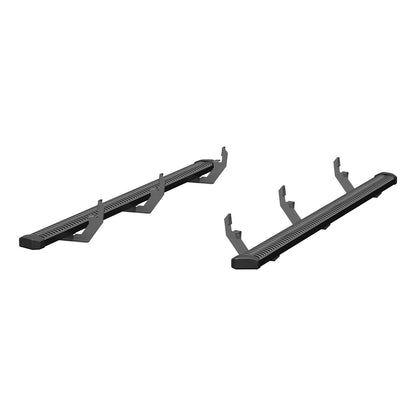 ARIES SlimGrip 5-in x 88-in Black Aluminum Running Boards for Chevrolet/GMC Canyon/Colorado Crew Cab (2015-2026) - 2559044