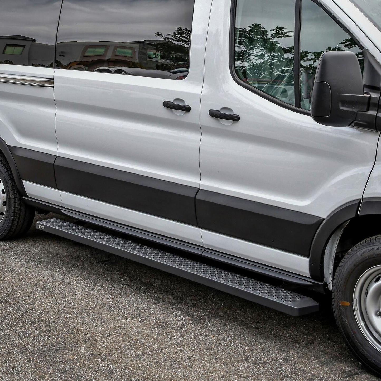 Westin Grate Steps Running Boards for Ford Transit vans (2015-2026) - 27-80005