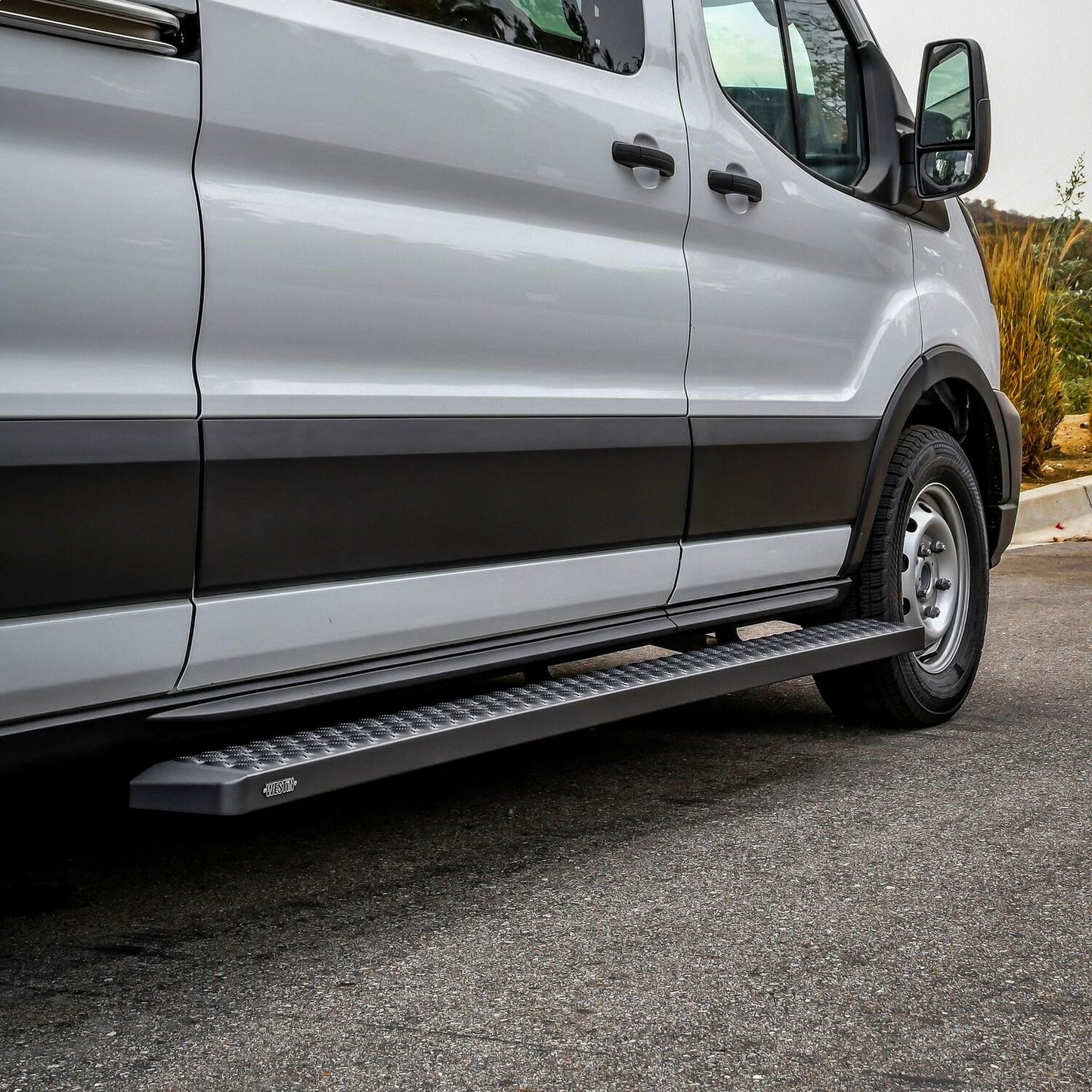 Westin Grate Steps Running Boards for Ford Transit vans (2015-2026) - 27-80005