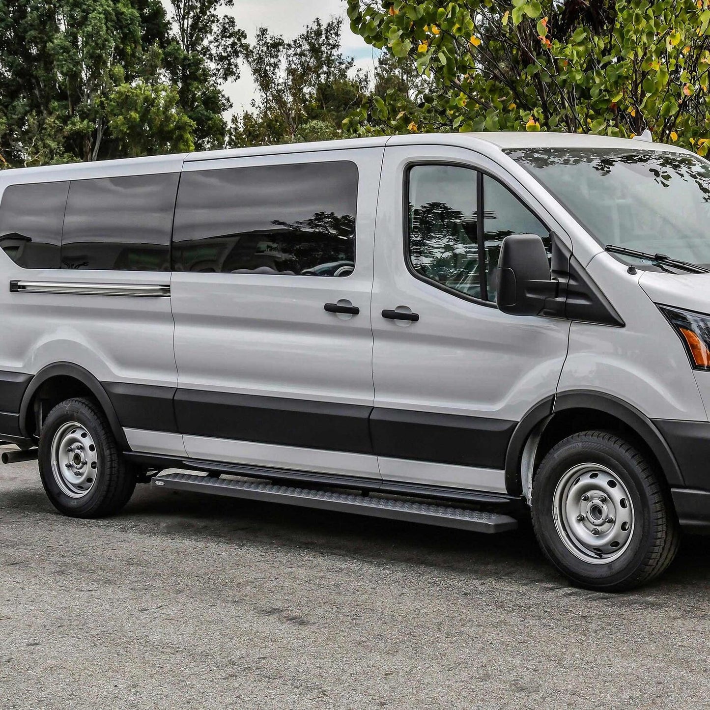 Westin Grate Steps Running Boards for Ford Transit vans (2015-2026) - 27-80005