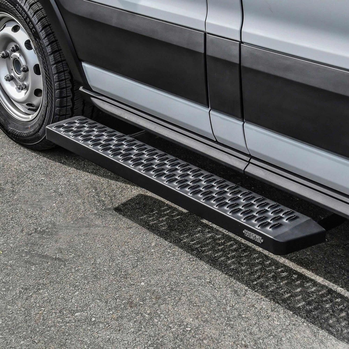 Westin Grate Steps Running Boards for Ford Transit vans (2015-2026) - 27-80005