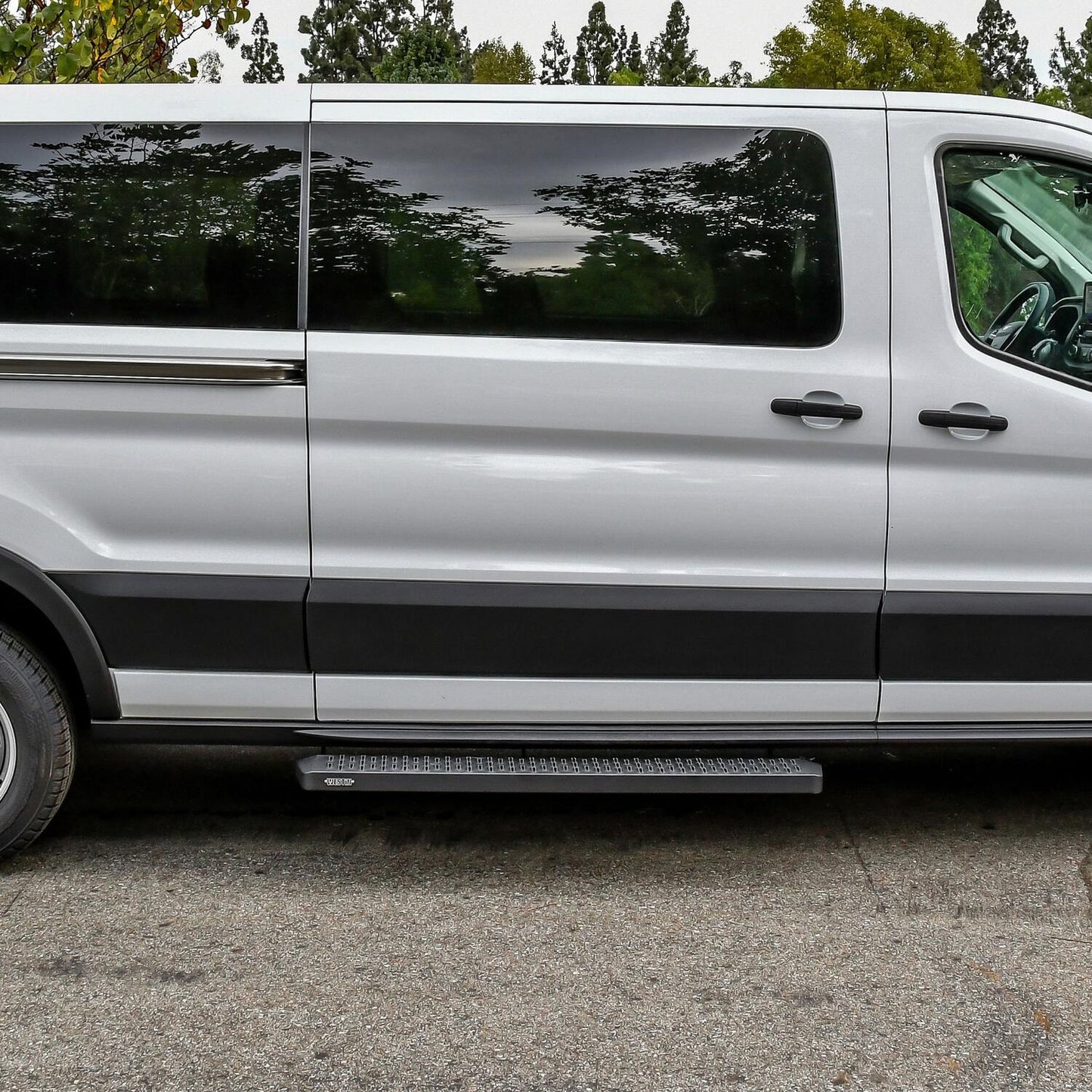 Westin Grate Steps Running Boards for Ford Transit vans (2015-2026) - 27-80015