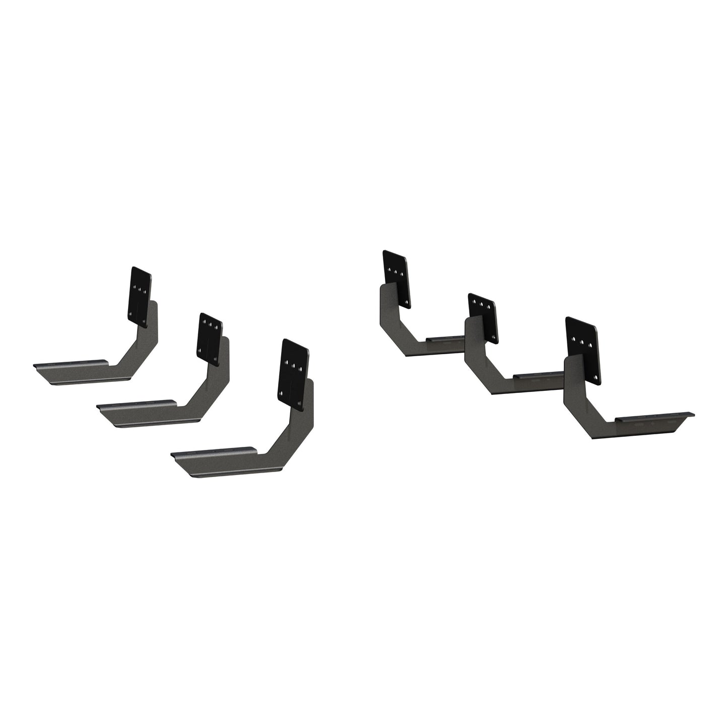 Luverne Regal 7 Black Stainless 78" Oval Side Steps, Select Ram 1500