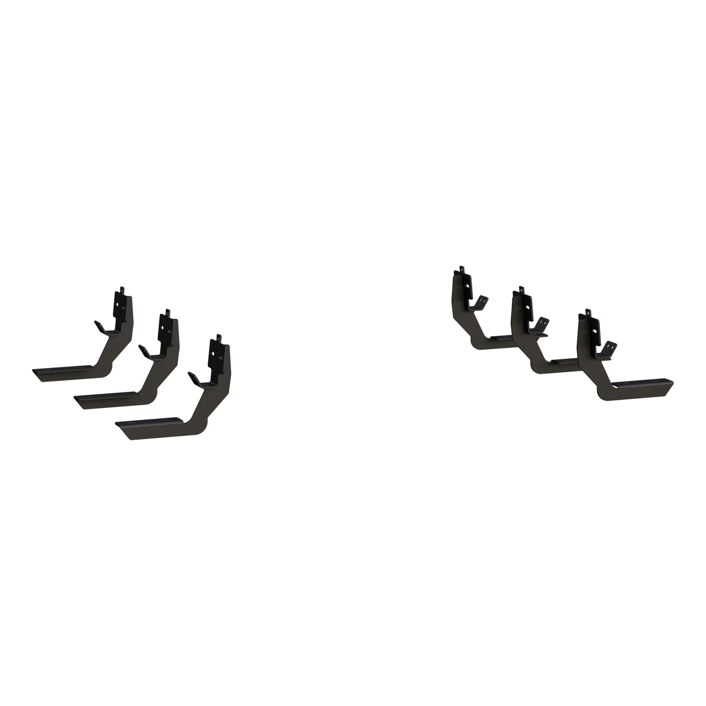 Luverne Regal 7 Black Stainless 88" Oval Side Steps, Select Dodge, Ram 1500 to 5500