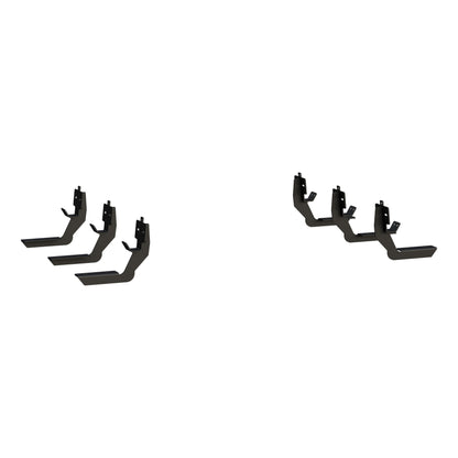 Luverne Regal 7 Black Stainless 88" Oval Side Steps, Select Dodge, Ram 1500 to 5500