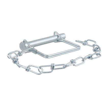CURT 3/8" Safety Pin with 12" Chain (2-3/4" Pin Length) - 28000