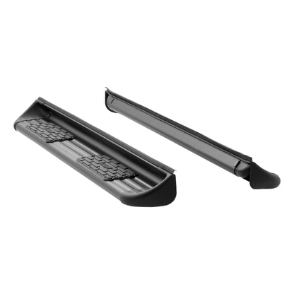 Luverne Black Stainless Steel Side Entry Steps, Select Silverado, Sierra HD Crew Cab