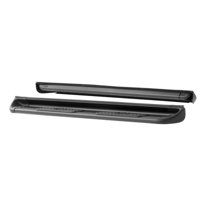 Luverne Black Stainless Steel Side Entry Steps, Select Ford F-Series Extended Cab