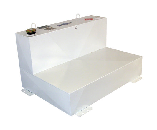 Better Built 75 Gallon White Steel Heavy Duty Series L-Shaped Liquid Transfer Tank - 29224162