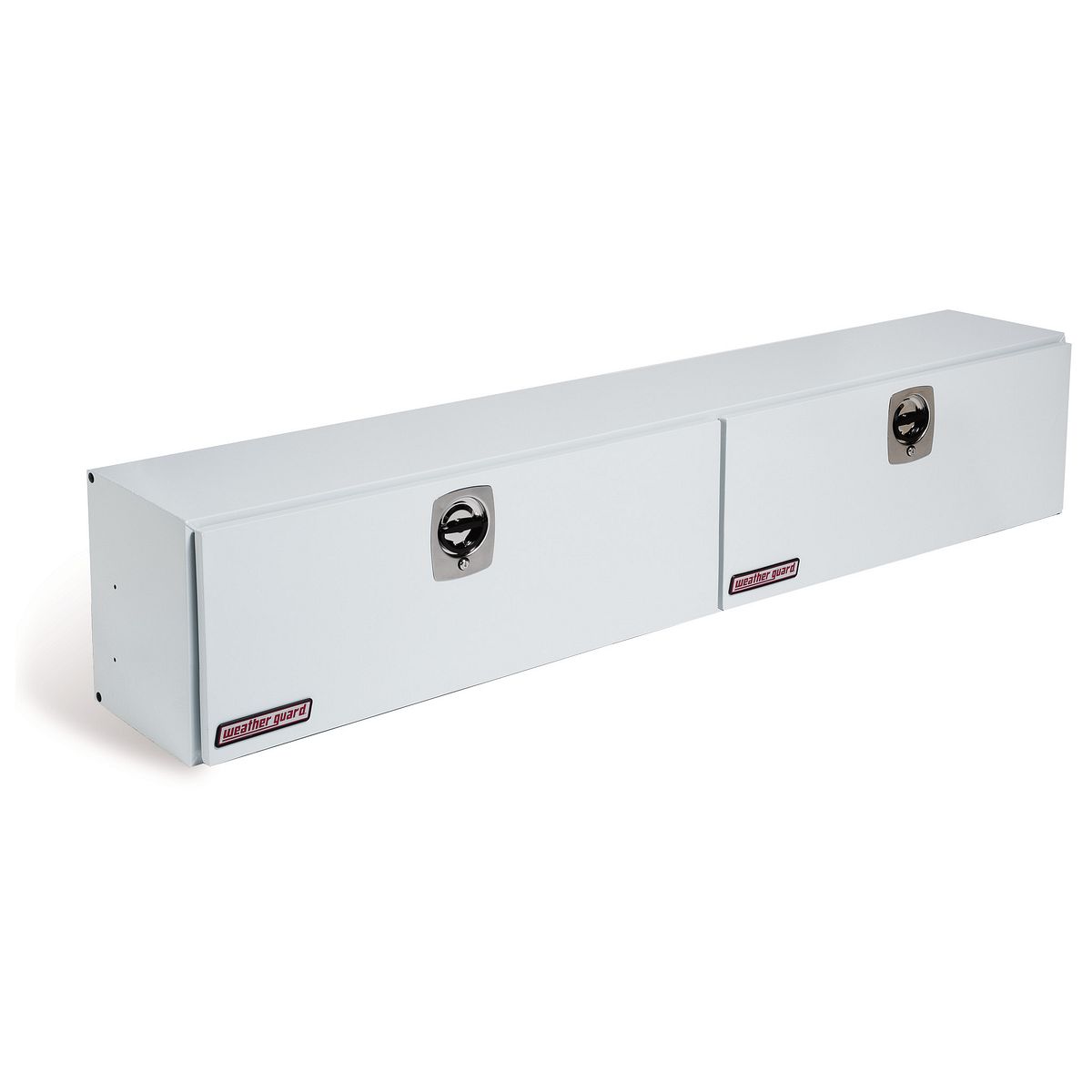 Weather Guard Steel Top Mount Box - 96.25-in x 13.25-in x 16-in - White - 296-3-02