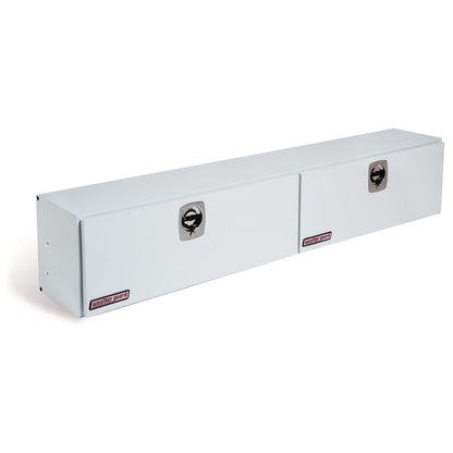 Weather Guard Steel Top Mount Box - 96.25-in x 13.25-in x 16-in - White - 296-3-02