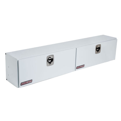 Weather Guard Steel Top Mount Box - 96.25-in x 16.25-in x 24-in - White - 297-3-02