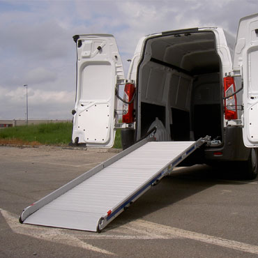Aluminum Loading Ramp - Universal - Non-Swivel - Ramp Width: 47-in | Ramp Length: 108-in | Ramp Platform: Perforated | Capacity: High Capacity
