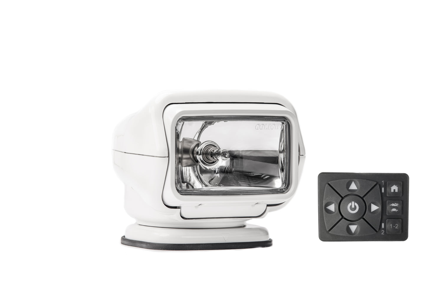 Golight Stryker ST Series Halogen Spotlight Permanent Mount - White - 3020ST