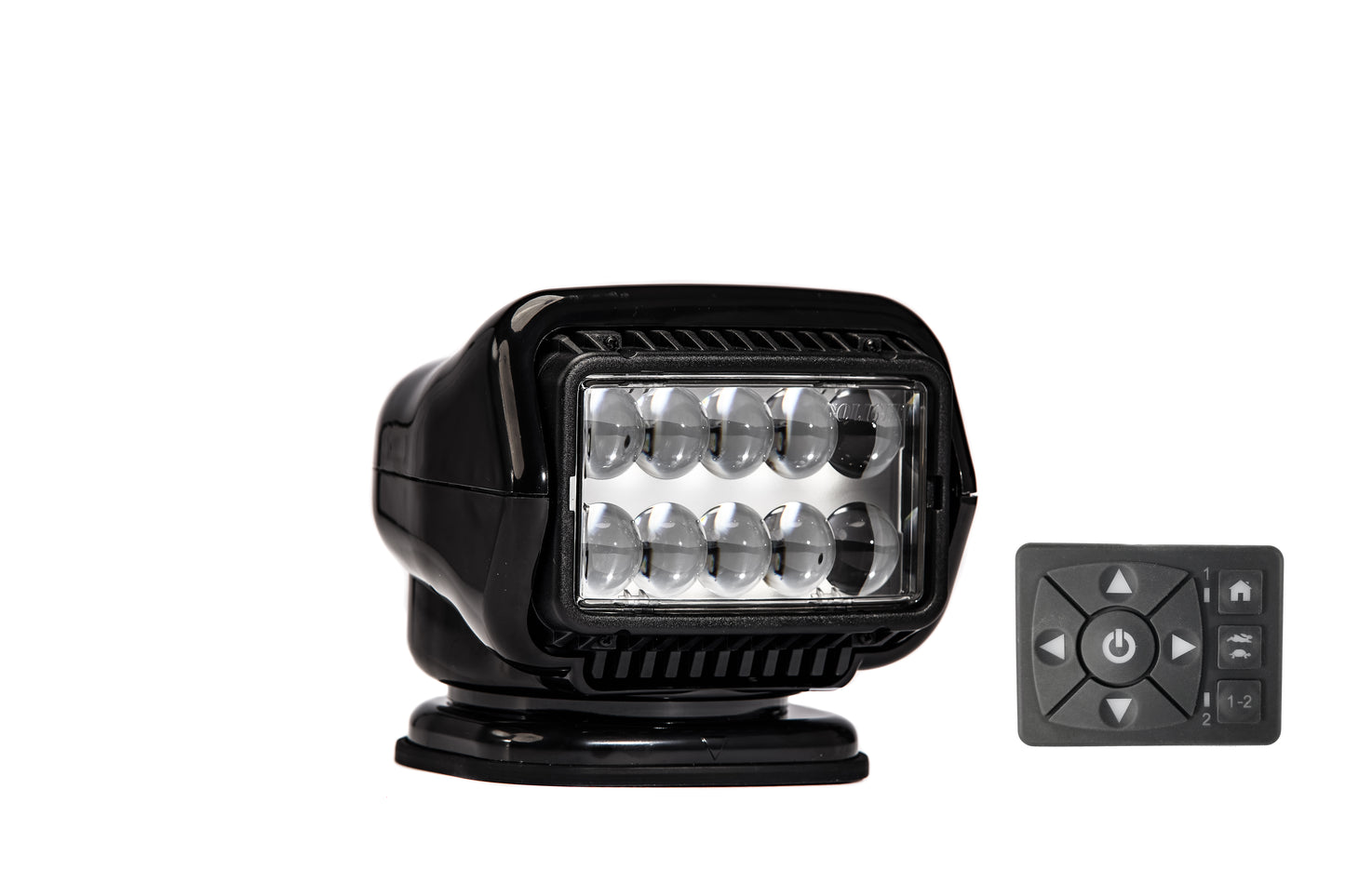 Golight Stryker ST Series LED Spotlight Permanent Mount - Black - 30214ST