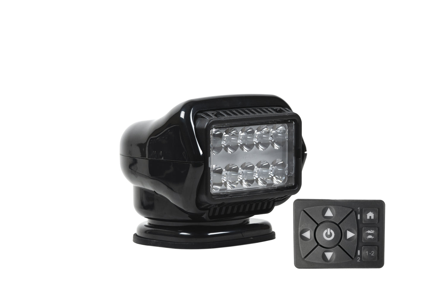 Golight Stryker ST Series LED Spot/Flood Hybrid Permanent Mount - Black - 30218ST