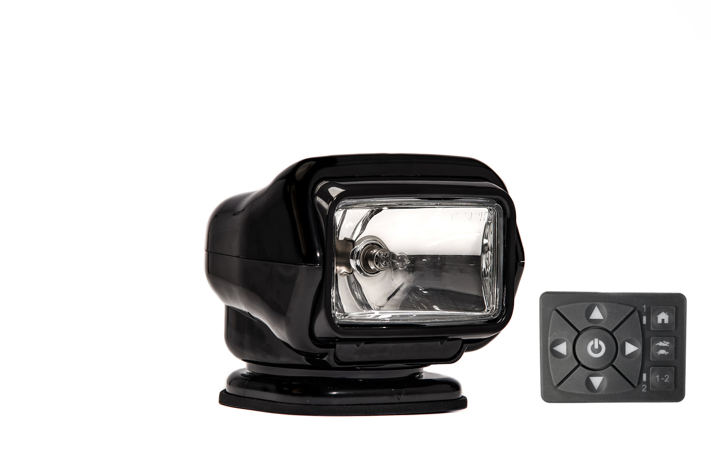 Golight Stryker ST Series Halogen Spotlight Permanent Mount - Black - 3021ST