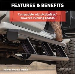 ARIES Mounting Brackets for ActionTrac for Ford F-150, F-150 Lightning, F-250/F-350/F-450/F-550 Super Duty Cab & Chassis/SuperCrew (2015-2026) - 3025121