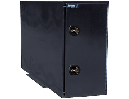 Buyers Products 96-in x 48-in x 24-in Black Steel Straight Side Backpack Truck Tool Box with Adjustable Shelving - BP964824BLL