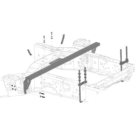 Buyers Products Backpack Mounting Adapter for Ford F350, F450, F550 (2020+), Including Diesel - 3037014B