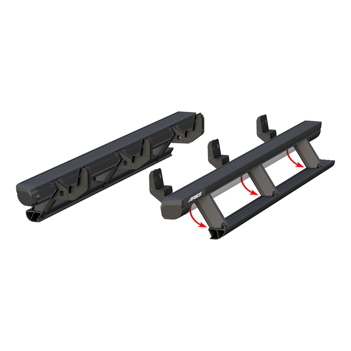 ARIES ActionTrac 83.6-in Retractable Powered Running Boards for Chevrolet/GMC Canyon/Colorado Crew Cab (2015-2026) - 3047904
