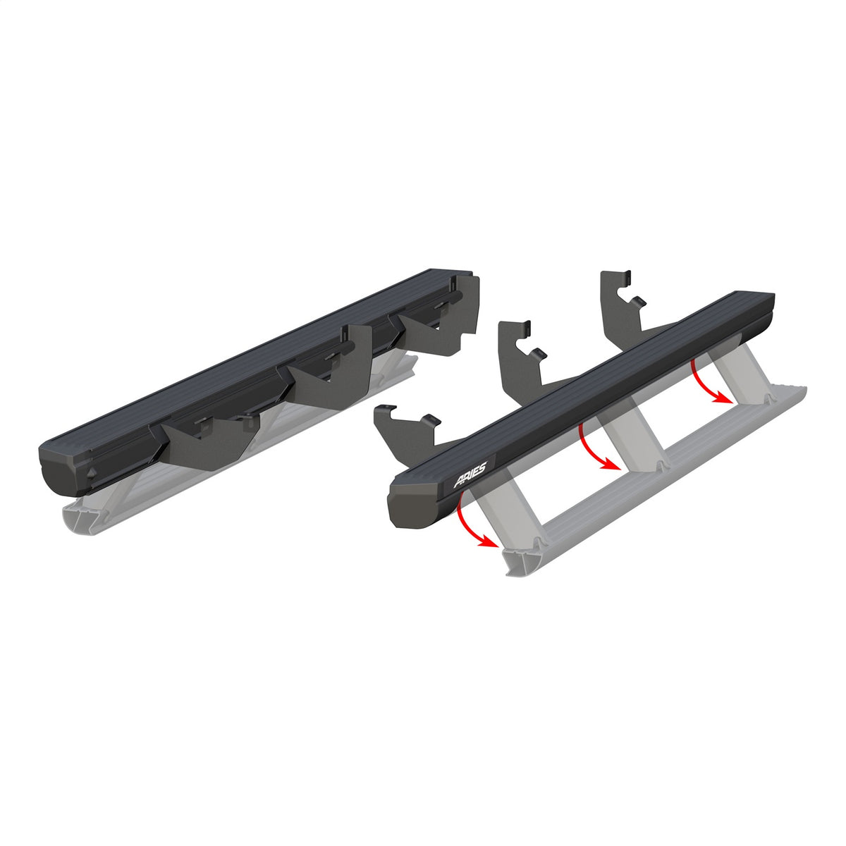 ARIES ActionTrac 83.6-in Retractable Powered Running Boards for Ford Ranger SuperCrew (2019-2026) - 3047923