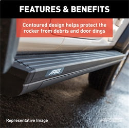 ARIES ActionTrac 87.6-in Retractable Powered Running Boards for RAM 1500 Crew Cab (2019-2026) - 3048314