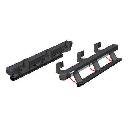 ARIES ActionTrac 87.6-in Retractable Powered Running Boards for Ford F-150 SuperCrew (2007-2014) - 3048326