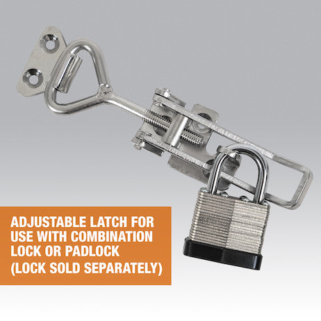 Buyers Products 6" Heavy Duty Stainless Steel Adjustable-Grip Draw Latch - 3049352