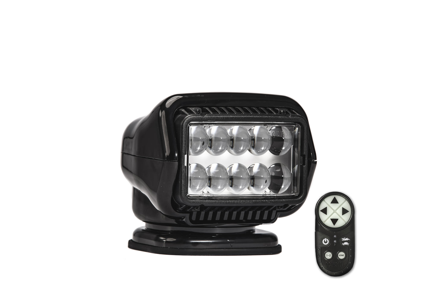 Golight Stryker ST Series LED Spotlight Permanent Mount - Black - 30514ST