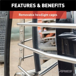 ARIES 1.5-in Polished Stainless Steel Grille Guard for Ford F-150 (2007-2008) - 3056-2