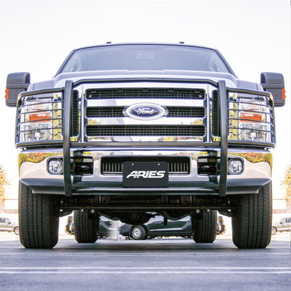 ARIES 1.5-in Black Steel Grille Guard for Ford F-250/F-350/F-450 Super Duty (2008-2010) - 3061