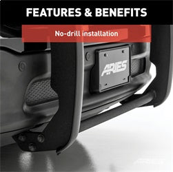 ARIES 1.5-in Black Steel Grille Guard for Ford Ranger (2019-2023) - 3069