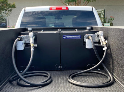 Transfer Flow 50/50-Gallon Split Steel Transfer Tank With Pumps - 0800113244