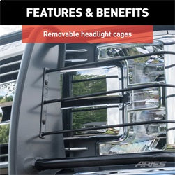 ARIES 1.5-in Black Steel Grille Guard for Ford F-150 (2015-2024) - 3071