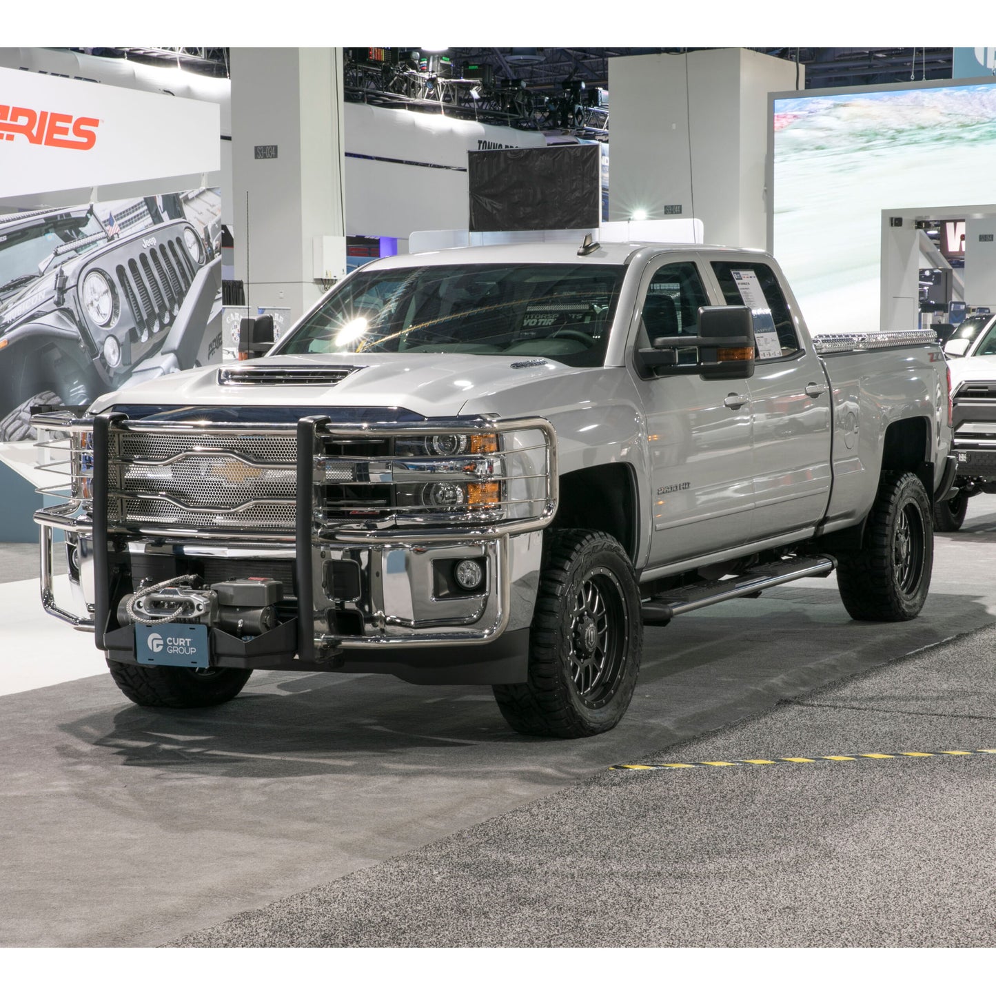 Luverne Prowler Max Polished Stainless Grille Guard, Select Silverado, Sierra 2500, 3500
