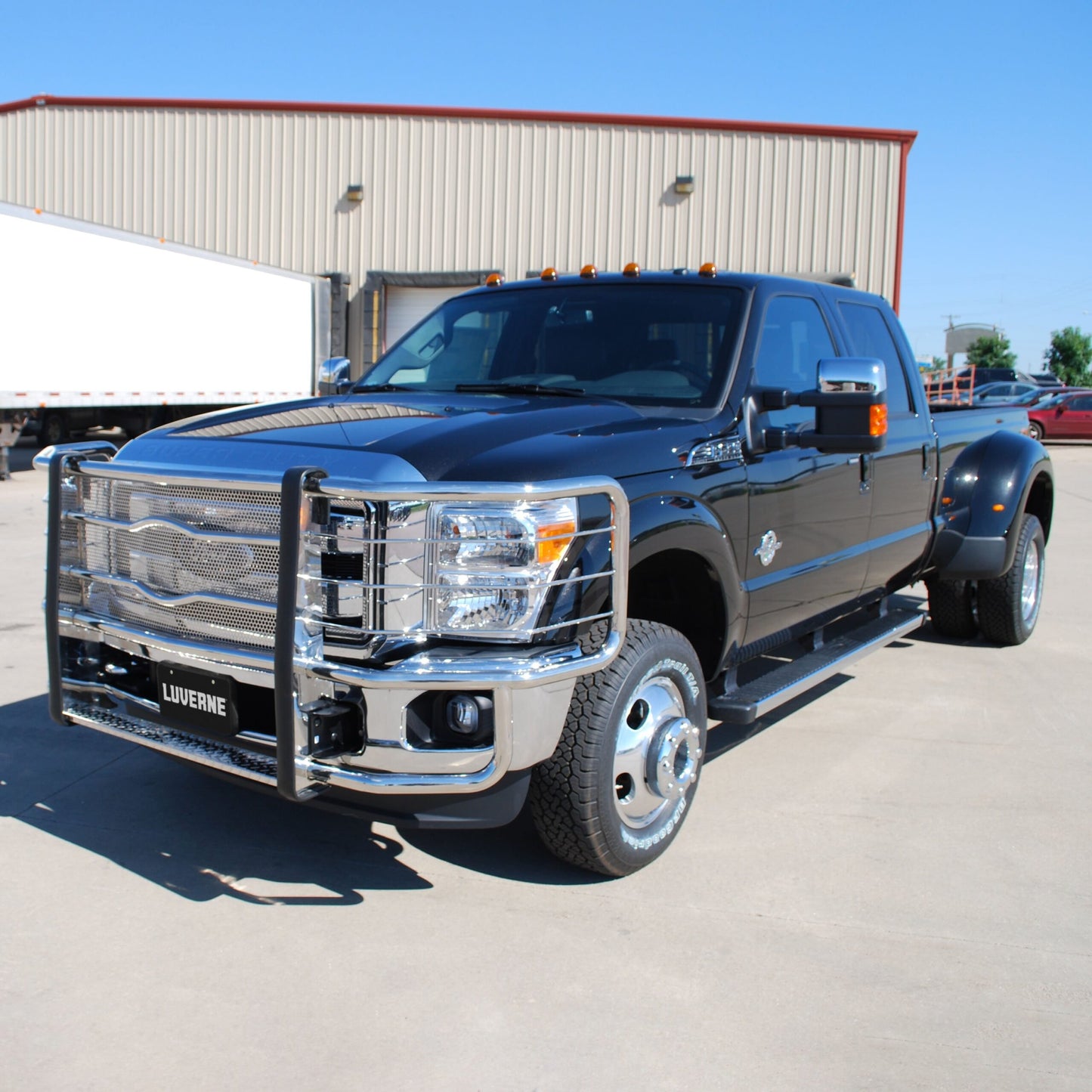 Luverne Prowler Max Polished Stainless Grille Guard, Select Ford F-250, F-350 Super Duty