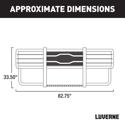 Luverne Prowler Max Polished Stainless Grille Guard, Select Ford F250, F350, F450, F550